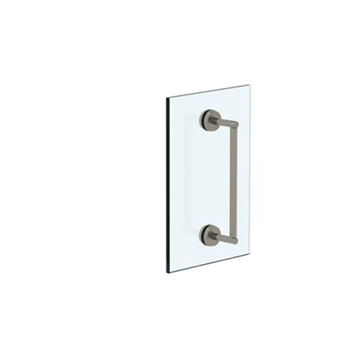 Watermark - Blue 12 Inch shower door pull/ glass mount towel bar