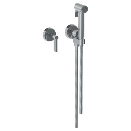Watermark - Blue Wall Mounted Bidet Spray Set & Progressive Mixer With 49 Inch Hose