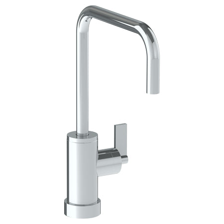 Watermark - Blue Deck Mounted 1 Hole Square Top Kitchen Faucet