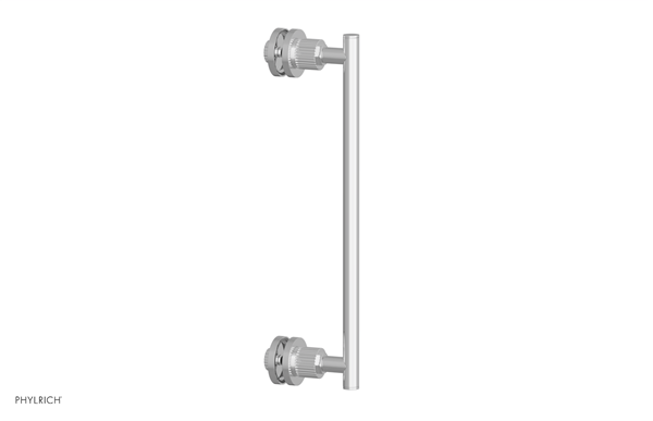 Phylrich - Dustrie 12 Inch Single Sided Shower Pull Grooved