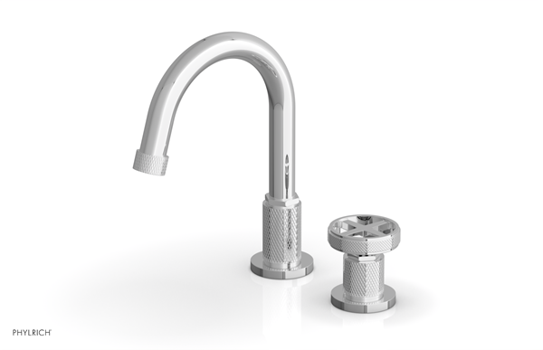 Phylrich - Dustrie Single Handle Faucet High Spout - Knurled Cross Handles