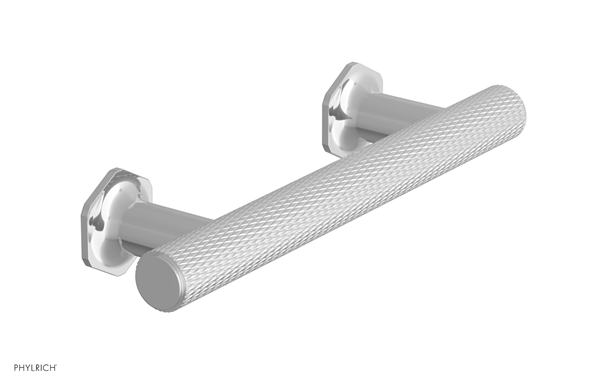 Phylrich - Dustrie 4 Inch Cabinet Pull - Knurled