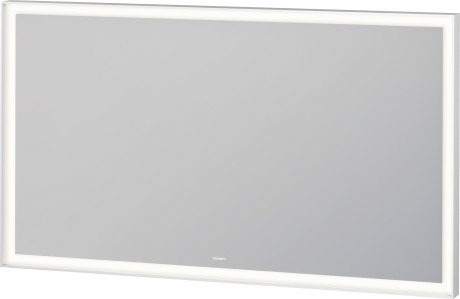 Duravit - L-Cube Sensor Control LED Mirror in Aluminum, 3500K