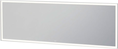 Duravit - L-Cube Sensor Control LED Mirror in Aluminum, 3500K