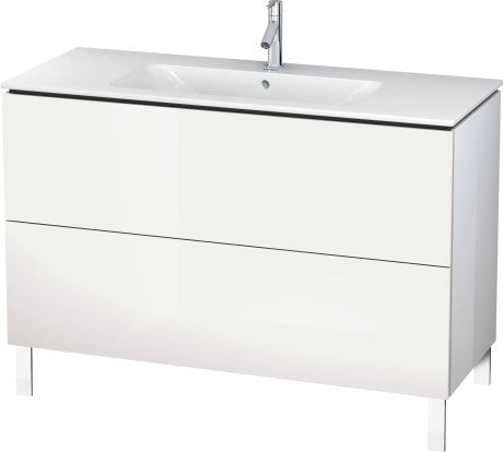 Duravit - L-Cube 48" Floorstanding Two Drawer Single Vanity Cabinet, Sink Sold Separately