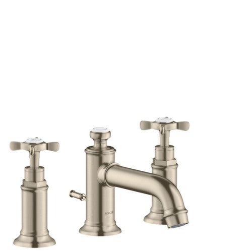 Hansgrohe - Axor Montreux Widespread Faucet 30 with Cross Handles and Pop-Up Drain, 1.2 GPM