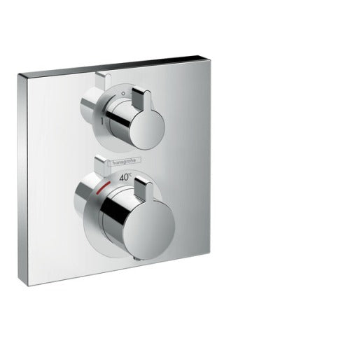 Hansgrohe - Ecostat Square Thermostatic Trim with Volume Control and Diverter