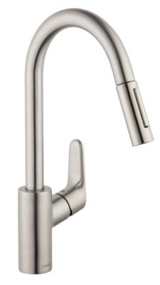 Hansgrohe - Focus HighArc Kitchen Faucet, 2-Spray Pull-Down, 1.75 GPM