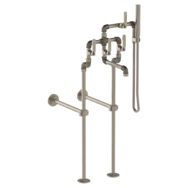 Watermark - Elan Vital Floor Standing Bath Set with Hand Shower