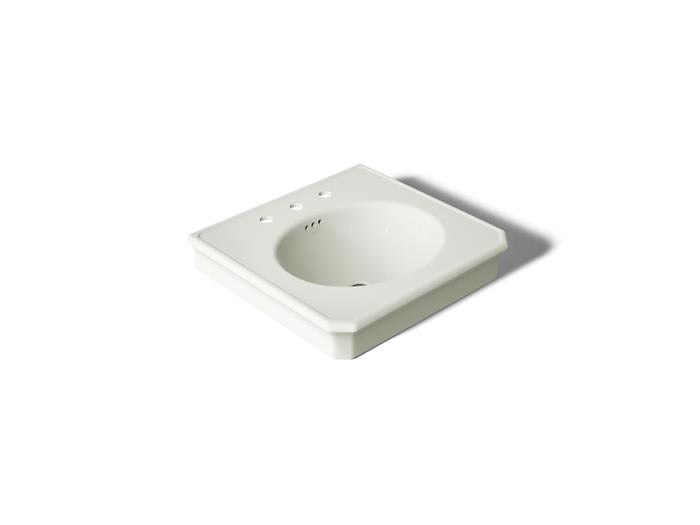 Kohler - Claude by Studio McGee 24 Inch rectangular pedestal/console table bathroom sink