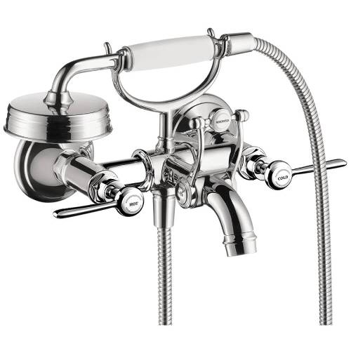 Hansgrohe - Axor Montreux 2-Handle Wall-Mounted Tub Filler with Lever Handles and 1.8 GPM Handshower
