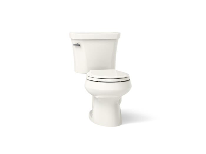 Kohler - Wellworth Two-Piece Round-Front Toilet, 1.28 Gpf