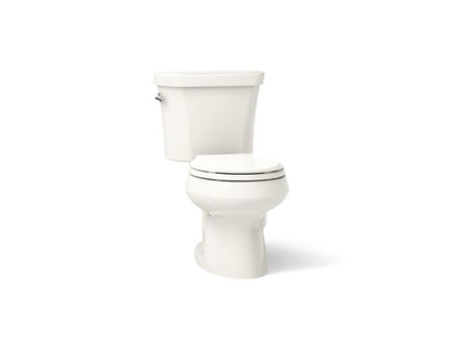 Kohler - Wellworth Two-Piece Round-Front Toilet, Dual-Flush