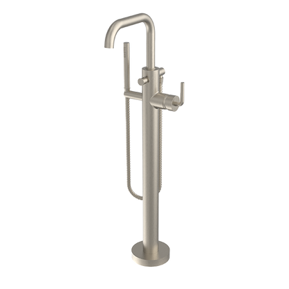 Santec - Circ Trim - Floor Mount Tub Filler With Hand Shower