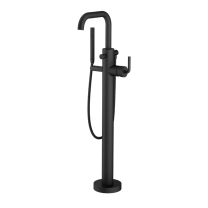 Santec - Circ Trim - Floor Mount Tub Filler With Hand Shower
