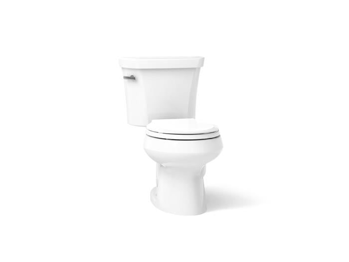 Kohler - Wellworth Two-Piece Round-Front Toilet, 1.28 Gpf