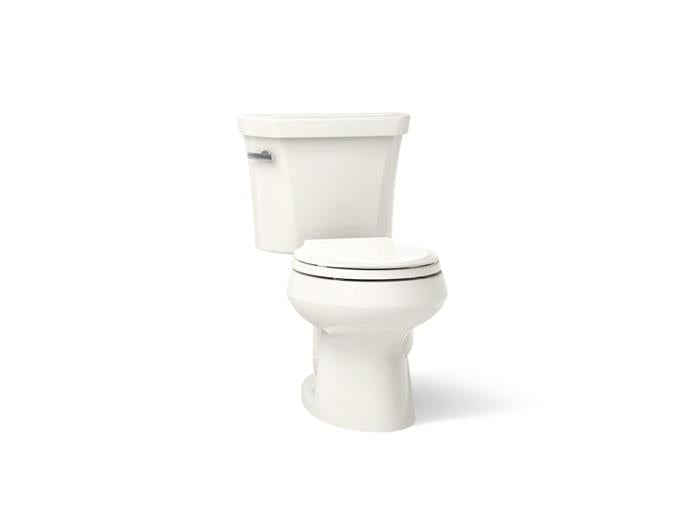Kohler - Wellworth Two-Piece Round-Front Toilet, 1.28 Gpf
