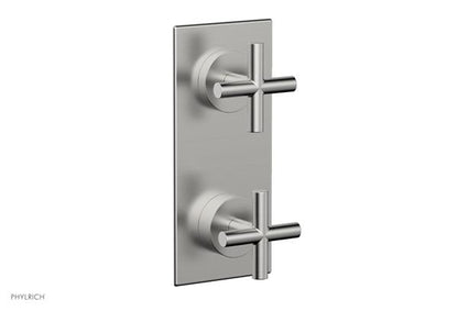 Phylrich - Transition Thermostatic Valve with Volume Control or Diverter - Cross Handles