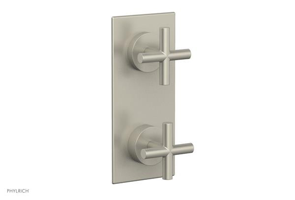 Phylrich - Transition Thermostatic Valve with Volume Control or Diverter - Cross Handles