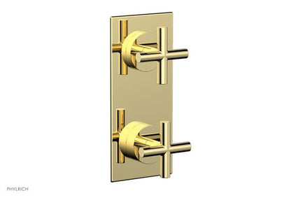 Phylrich - Transition Thermostatic Valve with Volume Control or Diverter - Cross Handles