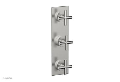 Phylrich - Transition Thermostatic Valve with Two Volume Control - Cross Handles