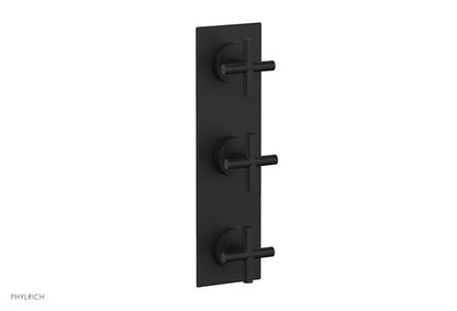 Phylrich - Transition Thermostatic Valve with Two Volume Control - Cross Handles