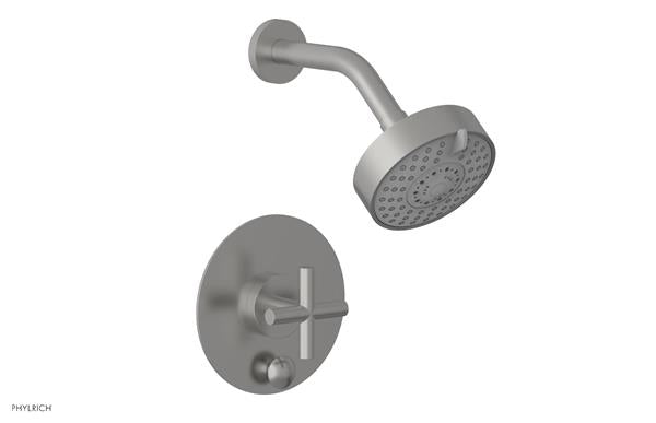 Phylrich - Transition Pressure Balance Shower and Diverter Set (Less Spout) - Cross Handle