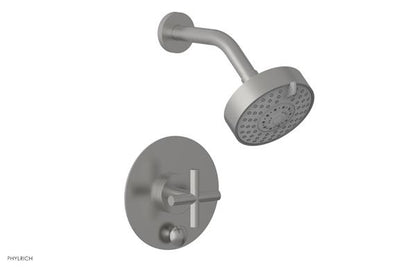 Phylrich - Transition Pressure Balance Shower and Diverter Set (Less Spout) - Cross Handle