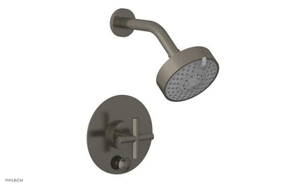 Phylrich - Transition Pressure Balance Shower and Diverter Set (Less Spout) - Cross Handle