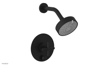 Phylrich - Transition Pressure Balance Shower and Diverter Set (Less Spout) - Cross Handle