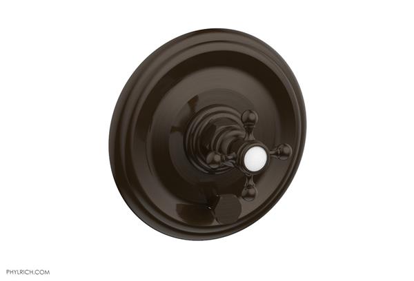 Phylrich - Hex Traditional Pressure Balance Shower and Diverter Set (Less Spout) - Cross Handle