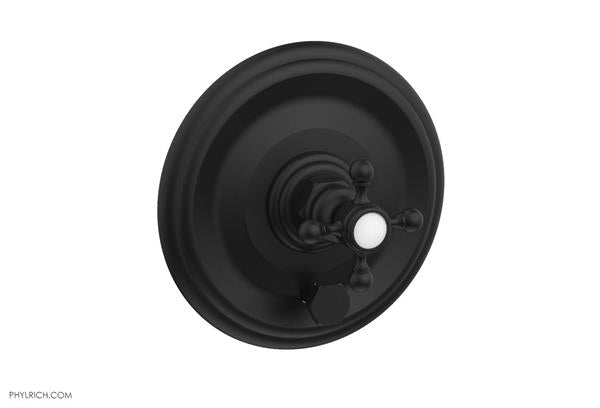 Phylrich - Hex Traditional Pressure Balance Shower and Diverter Set (Less Spout) - Cross Handle
