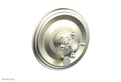 Phylrich - Hex Traditional Pressure Balance Shower and Diverter Set (Less Spout) - Cross Handle