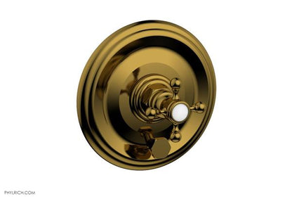 Phylrich - Hex Traditional Pressure Balance Shower and Diverter Set (Less Spout) - Cross Handle