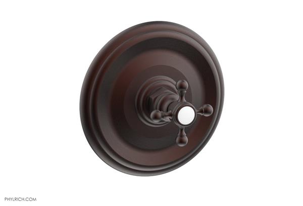 Phylrich - Hex Traditional Mini Thermostatic Shower Trim - Cross Handle