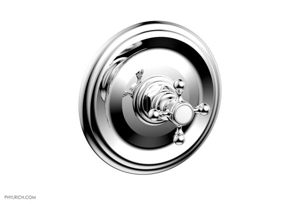 Phylrich - Hex Traditional Mini Thermostatic Shower Trim - Cross Handle
