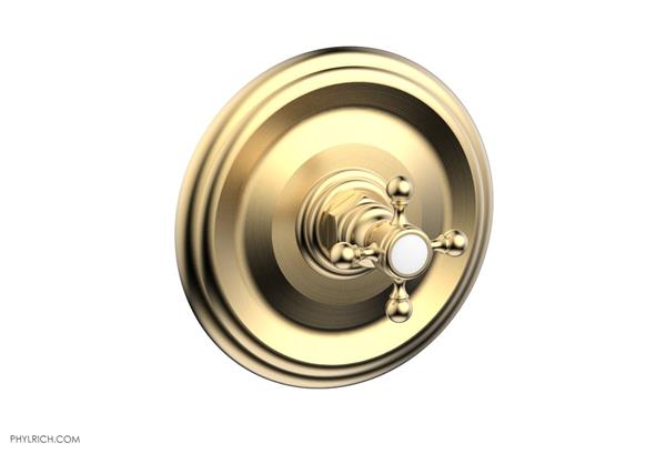 Phylrich - Hex Traditional Mini Thermostatic Shower Trim - Cross Handle