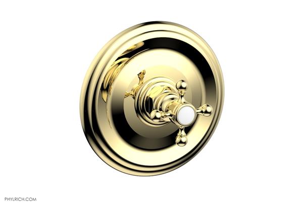 Phylrich - Hex Traditional Mini Thermostatic Shower Trim - Cross Handle