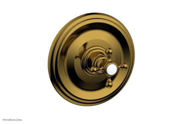 Phylrich - Hex Traditional Mini Thermostatic Shower Trim - Cross Handle