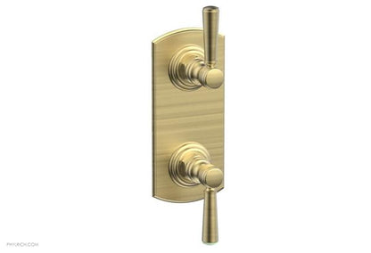 Phylrich - Hex Traditional 1/2 Inch Thermostatic Valve with Volume Control or Diverter - Lever Handles