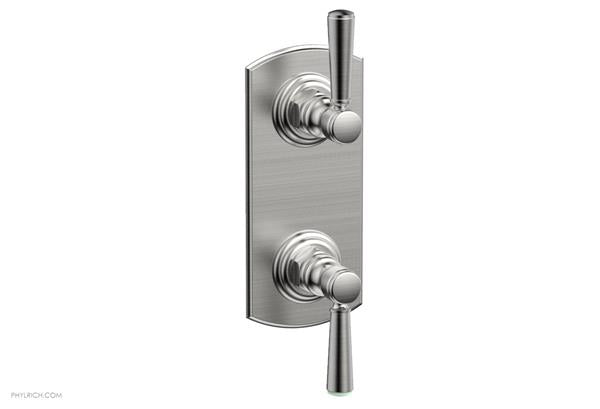 Phylrich - Hex Traditional 1/2 Inch Thermostatic Valve with Volume Control or Diverter - Lever Handles
