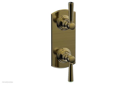 Phylrich - Hex Traditional 1/2 Inch Thermostatic Valve with Volume Control or Diverter - Lever Handles