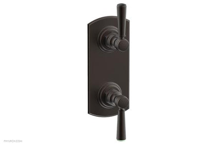 Phylrich - Hex Traditional 1/2 Inch Thermostatic Valve with Volume Control or Diverter - Lever Handles