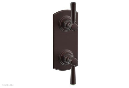 Phylrich - Hex Traditional 1/2 Inch Thermostatic Valve with Volume Control or Diverter - Lever Handles