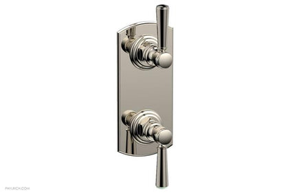Phylrich - Hex Traditional 1/2 Inch Thermostatic Valve with Volume Control or Diverter - Lever Handles