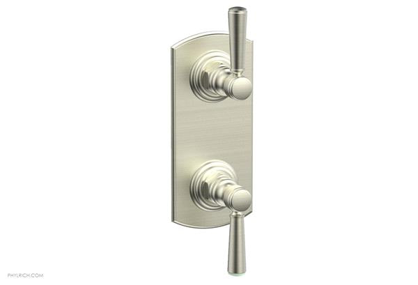 Phylrich - Hex Traditional 1/2 Inch Thermostatic Valve with Volume Control or Diverter - Lever Handles