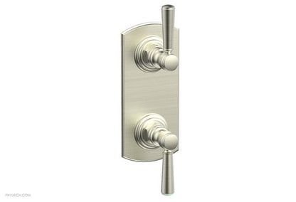Phylrich - Hex Traditional 1/2 Inch Thermostatic Valve with Volume Control or Diverter - Lever Handles