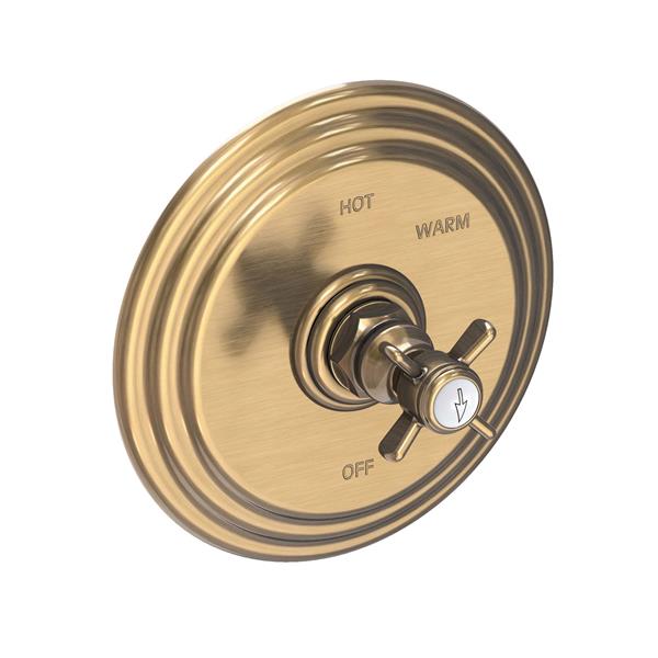 Newport Brass - Fairfield Balanced Pressure Shower Trim Plate with Handle. Less showerhead, arm and flange.