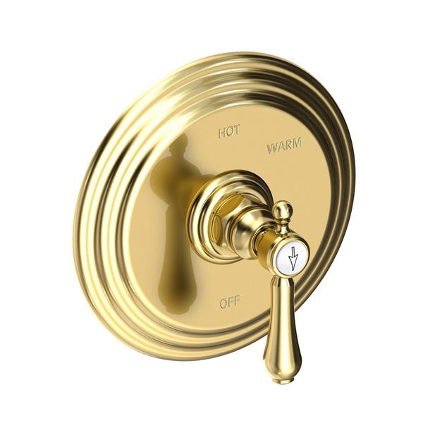 Newport Brass - Chesterfield Balanced Pressure Shower Trim Plate with Handle. Less showerhead, arm and flange.