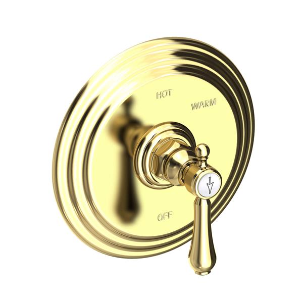 Newport Brass - Chesterfield Balanced Pressure Shower Trim Plate with Handle. Less showerhead, arm and flange.